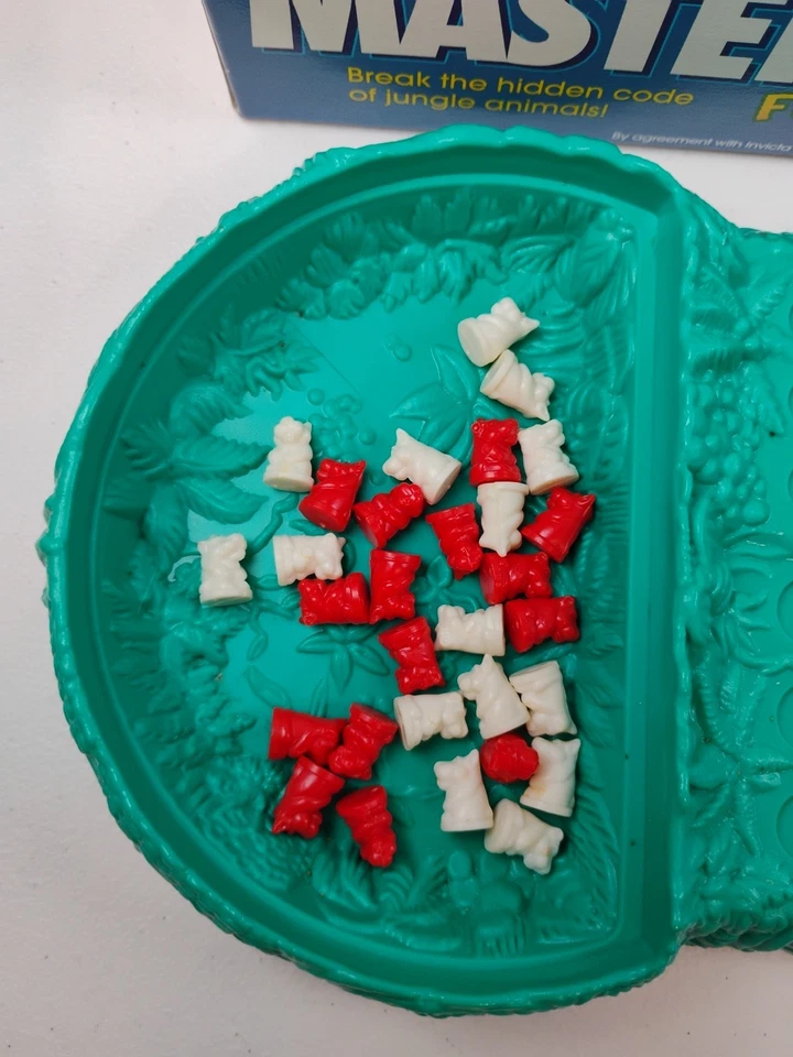 Mastermind for Kids Game - Break Jungle Animal Code Pressman 1995 Complete - Image 3 of 4