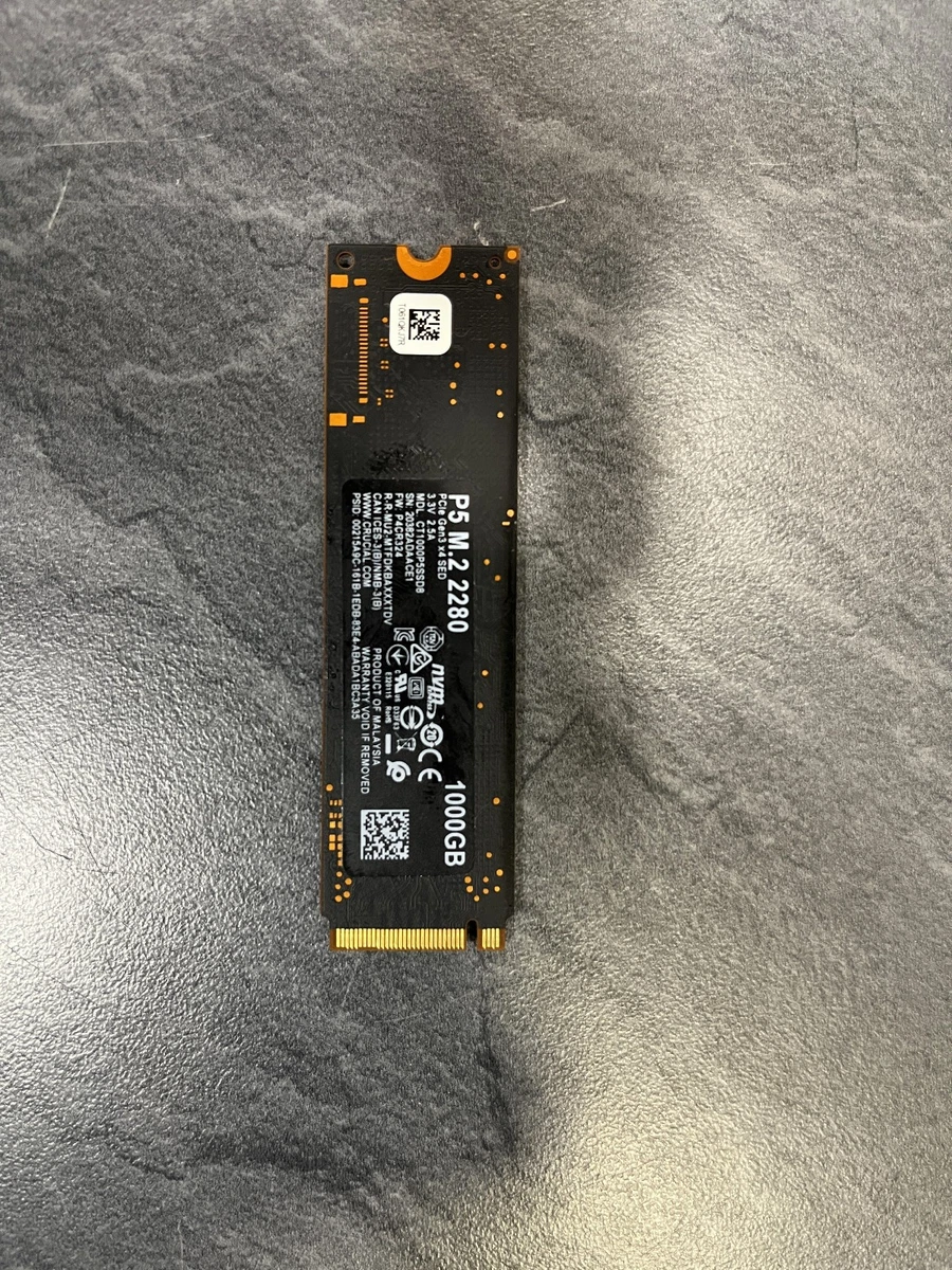SSD Crucial P5 1TB - M.2 2280