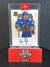 2023-24 Upper Deck The Cup The NHL Collection Quinn Hughes #NHL-QH /25 Patch