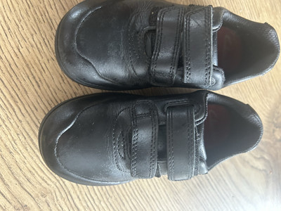 Boys Black Clarks School Shoes Size UK