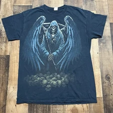 Vintage Gothic Emo T-Shirt Affliction Grunge Cyber Jesse Pinkman Medium Y2K