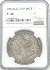 1900 O/CC TOP-100 Morgan Silver Dollar $1 - NGC Certified XF40