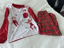 Kids Elf on The Shelf Christmas Pajamas Size L. 12-14