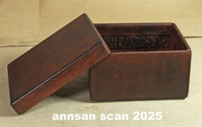 Jan Barboglio Hand Forged Iron Trinket Box Nice Patina signature stamped inside