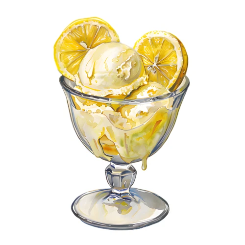 Ice Cream Self Adhesive Vinyl Sticker