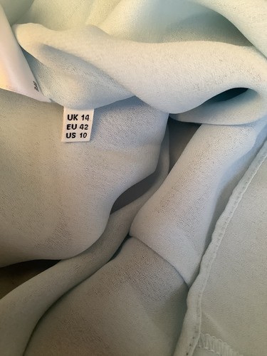 Whistles Claudette Dress Pastel Blue U.K 14 BNWT - Picture 7 of 13