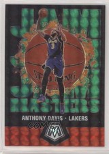 2019-20 Panini Mosaic Jam Masters Green Mosaic Prizm Anthony Davis #17 11ba