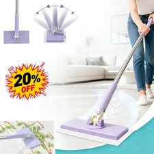 Mini Mop Zero Touch, Hands Free Squeeze, No Wash Lazy Mops Wet Dry, Easy Dust US