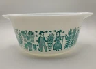 Vintage PYREX Amish Butterprint Turquoise/White #474B  1-1/2 QT Ovenware Dish