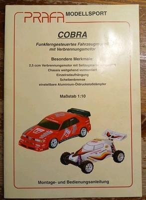 Prafa Cobra Bauanleitung 1:10 Mega Raritat
