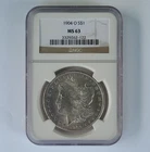 1904-O Morgan Silver Dollar $1 NGC MS63 Slabbed Coin Cert #3329262-122