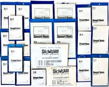 LOT VTG SHOWGARD STAMP MOUNTS 105/57 127/70 165/94 106/55 73/63 GROUPS A-4 B-4