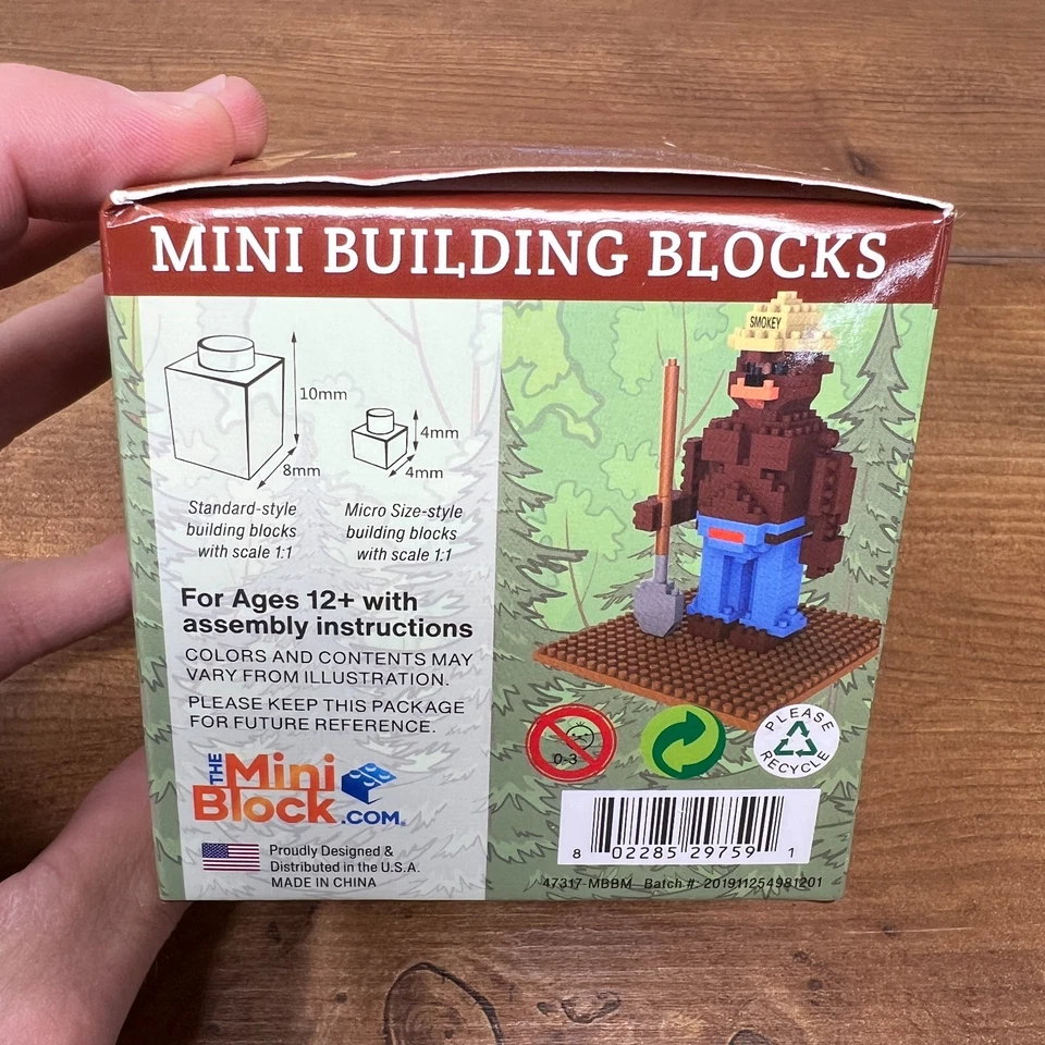 Smokey Bear Mini Building Blocks 260 Pieces Complete Sealed National Park - Image 4 of 4