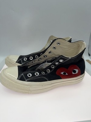 Converse X Comme Des Garçons Play Chuck 70 High W7 M5 Beautiful