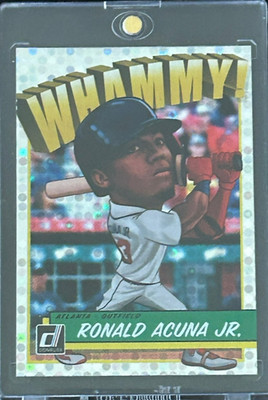2019 DONRUSS RONALD ACUNA JR. WHAMMY SSP CASE HIT INSERT!   Braves