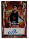 2025 Leaf Signature Series Sunset Diagonal Shimmer Cameron Boozer Autograph 1/1