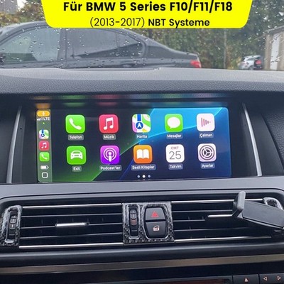 Wireless Carplay Linux Autoradio GPS NAVI BT Für BMW 5er F10 F11 2013-2017 NBT
