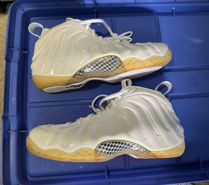 New Nike Air Foamposite One White Out 314996-100 Size 10 DEADSTOCK Nike Air Foamposite One White-Out for Sale - Authenticity  main image 2
