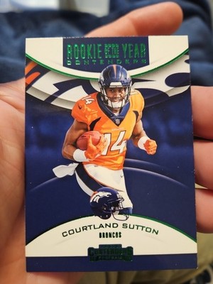2018 Contenders Rookie of the Year Contenders Emerald 14 Courtland Sutton FB