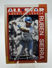 1990 Topps Ruben Sierra HOF All-Star Texas Rangers #390