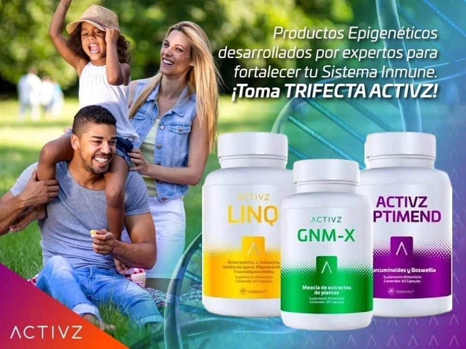 NEW ACTIVZ EPIGENETIC TRIFECTA 3 bottles set 1 LINQ + 1 GNMX + 1 OPTIMEND - Image 1 of 4