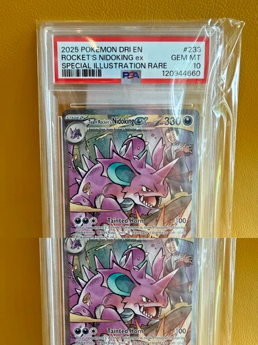 Team Rocket's Nidoking ex 2025 Pokemon Destined Rivals  #233/182 PSA 10 Gem Mint