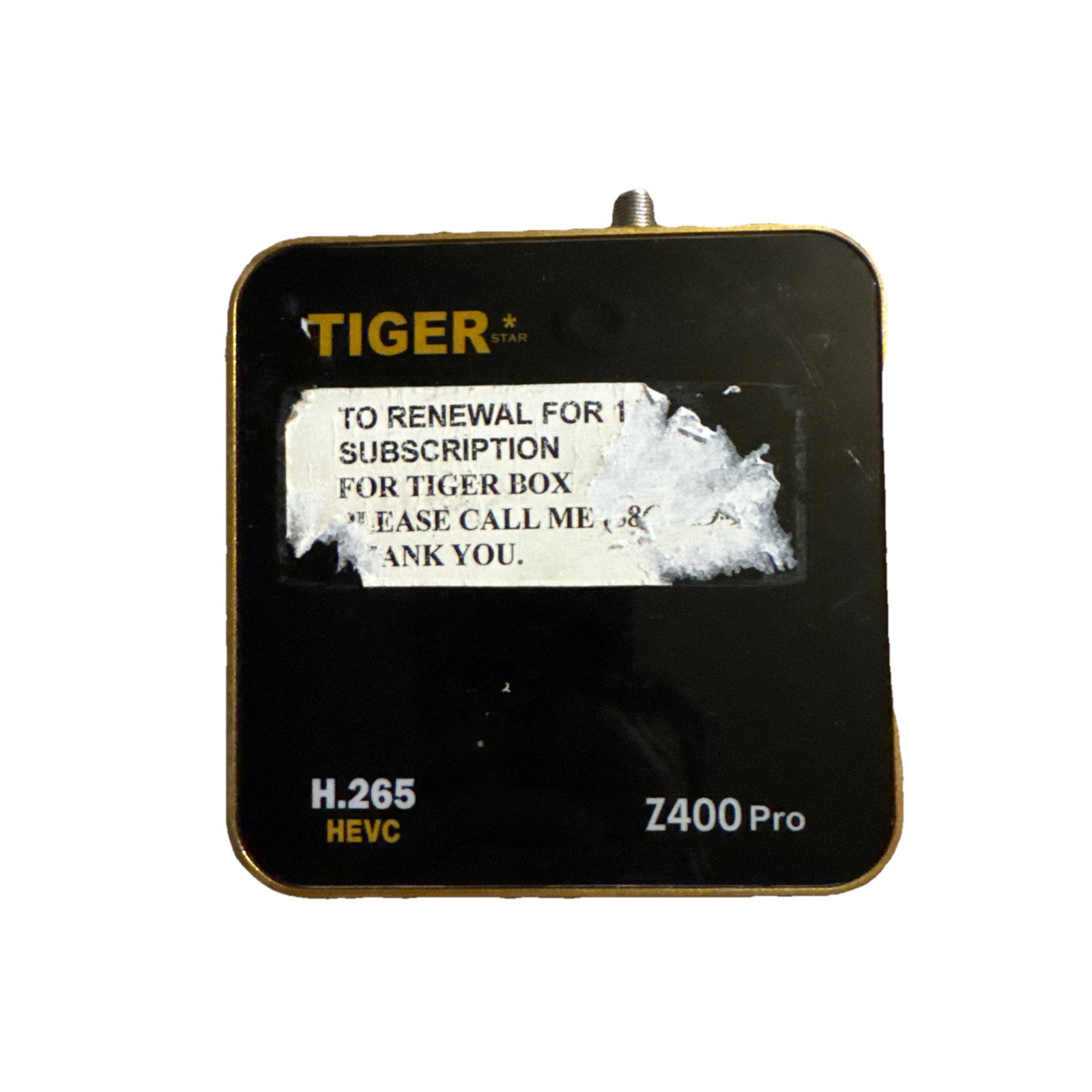 Tigerlsjオーダーベージ。20センチサイズ Tiger Mini Z400 Pro Digital Satelite Receiver H.265 HEVC Arabic