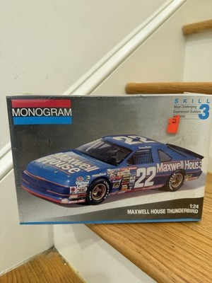 monogram model 1/24 maxwell house t-bird thunderbird #22 sterling marlin