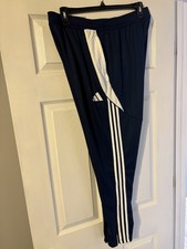 Mens Adidas Essential Fleece Tapered Pants Sweatpants Joggers 3 Stripe New
