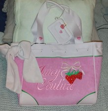 Juicy Couture Retro Strawberry Tote Daydreamer Bag Cherry Blossom BNWT