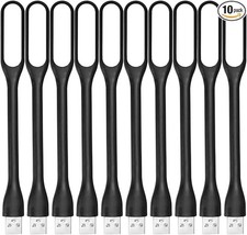 10 PCS USB LED Light Lamp, Portable Eye Care Mini Night Light with Flexible Arm