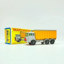 Matchbox Lesney 47c DAF Tipper Container Truck BPW Boxed Regular Wheels