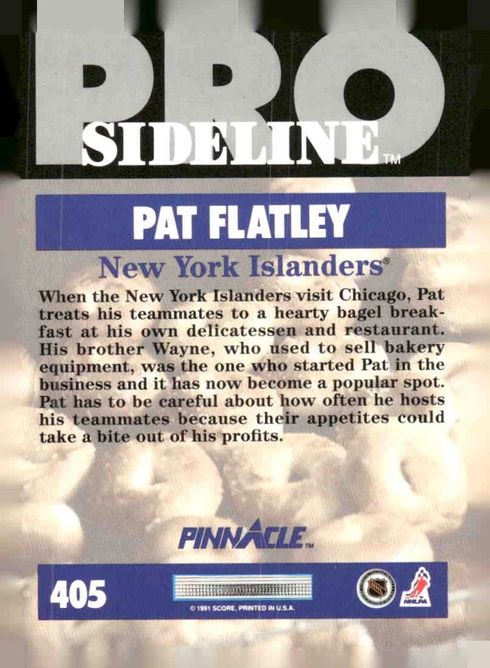 1991-92 Pinnacle #404 Craig Ludwig - Image 2 of 2