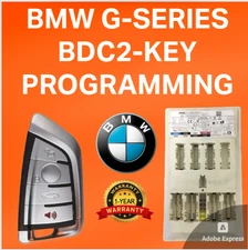 BMW G-SERIES  KEY PROGRAMMING SERVICE 2016-2021 G30 G11 G01 G02 F90 F97