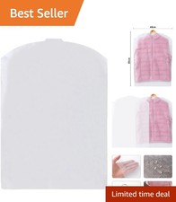 Transparent Closet Garment Bags - Perfect for Organizing Suits, Coats Dresses