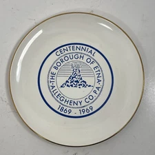 Borough Of Etna Allegheny County PA  Centennial 1969 Plate