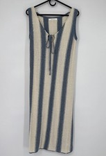 NWOT Mustard Seed Striped Sleeveless Knit Dress Beach Boho Anthropologie Small