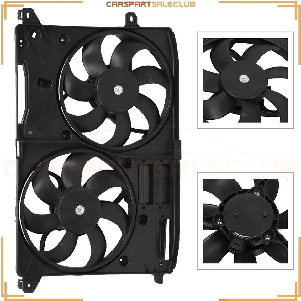 For Ford Edge Lincoln MKX Electric Radiator Condenser Cooling Dual Fan Assembly - Image 4 of 4