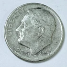 1947-D Roosevelt Dime - 90% Silver - Circulated Coin #5052