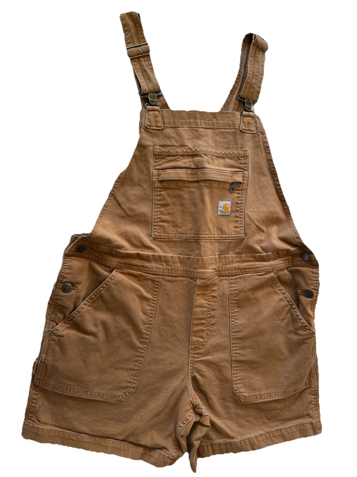 Carhartt Rugged Flex Relaxed Fit Canvas Shortall Women's Size Large (12-14)