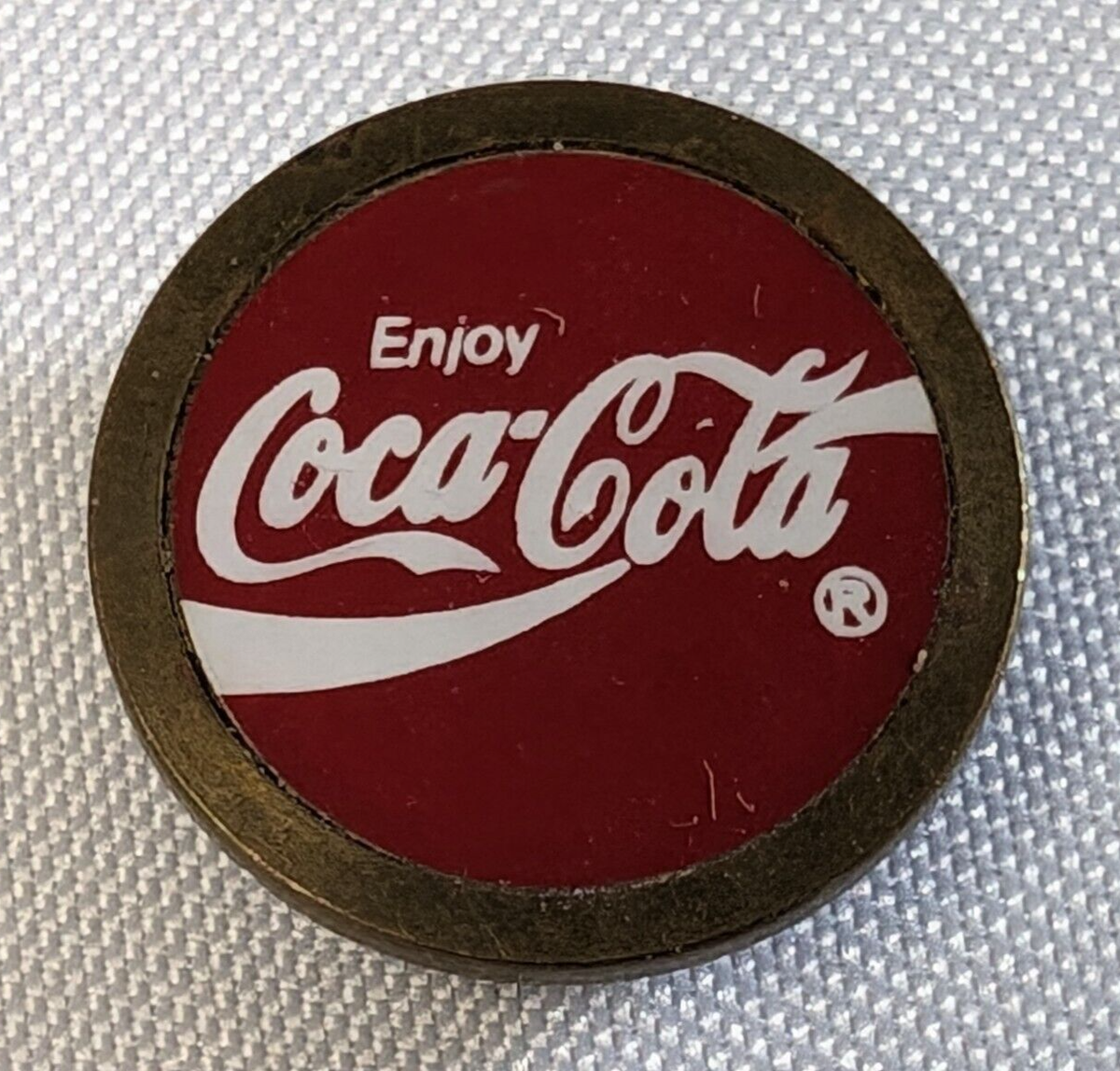 Coca-Cola オーバル型サイン非売品 昭和レトロ　80年代　希少 1960'S COCA-COLA COKE ADVERTISING GOLF BALL MARKER VINTAGE
