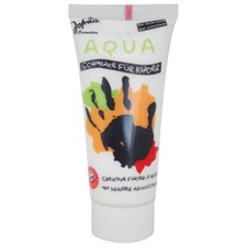 Weißes Aqua Kinder Make-Up / Halloween Karneval Fasching Clown Zirkus Schminke