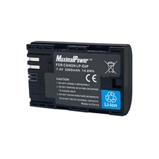 Non-OEM Battery for Canon EOS 60D 70D 80D 5D Mark II III 6D 7D LP-E6 R5 Mark II