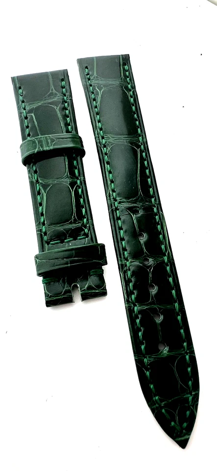 Correa Reloj Breguet CALIDAD COCODRILO VERDE A+ 16/17mm x 14mm HECHA EN SUIZA Nueva Foto 2 de 4