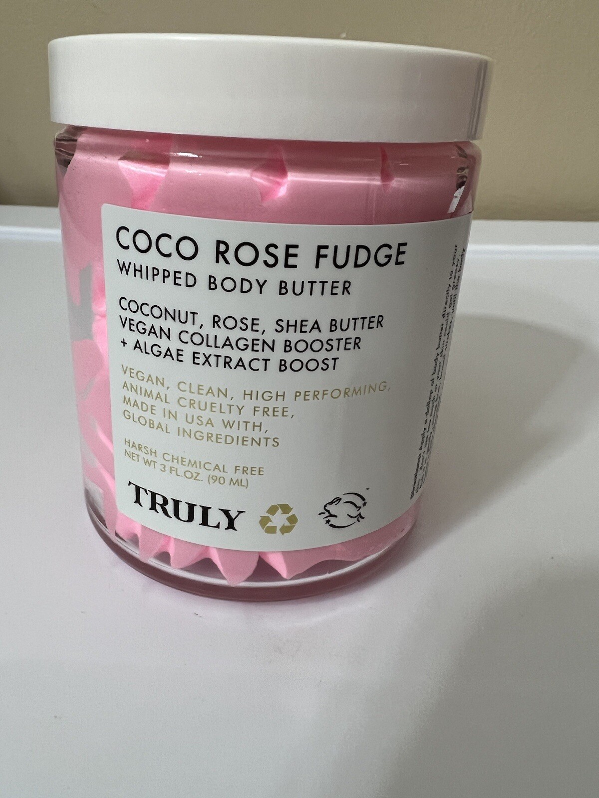 Truly Coco Rose Fudge Whipped Body Butter 3oz NEW