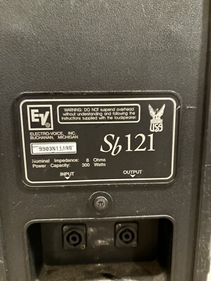 EV sb121 subwoofer | eBay