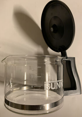Bunn 10 Cup Replacement Glass Coffee Pot Carafe w/ Lid