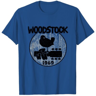 Woodstock 1969 Music Shirt, Woodstock Vintage Logo Adult T-Shirt For Men Women