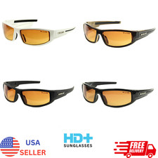 Sport Wrap Hd Night Driving Vision Hd Sunglasses Yellow High Definition Glasses