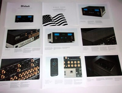 McIntosh C2800 Tube Preamplifier Brochure, 12 pages, Specs, Articles, Info, 2024
